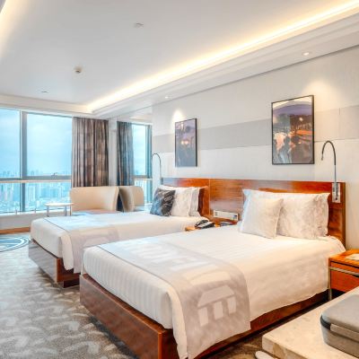 反伍Live With Hoops雙床房 佛山恆安瑞士大飯店（嶺南新天地祖廟店）優惠