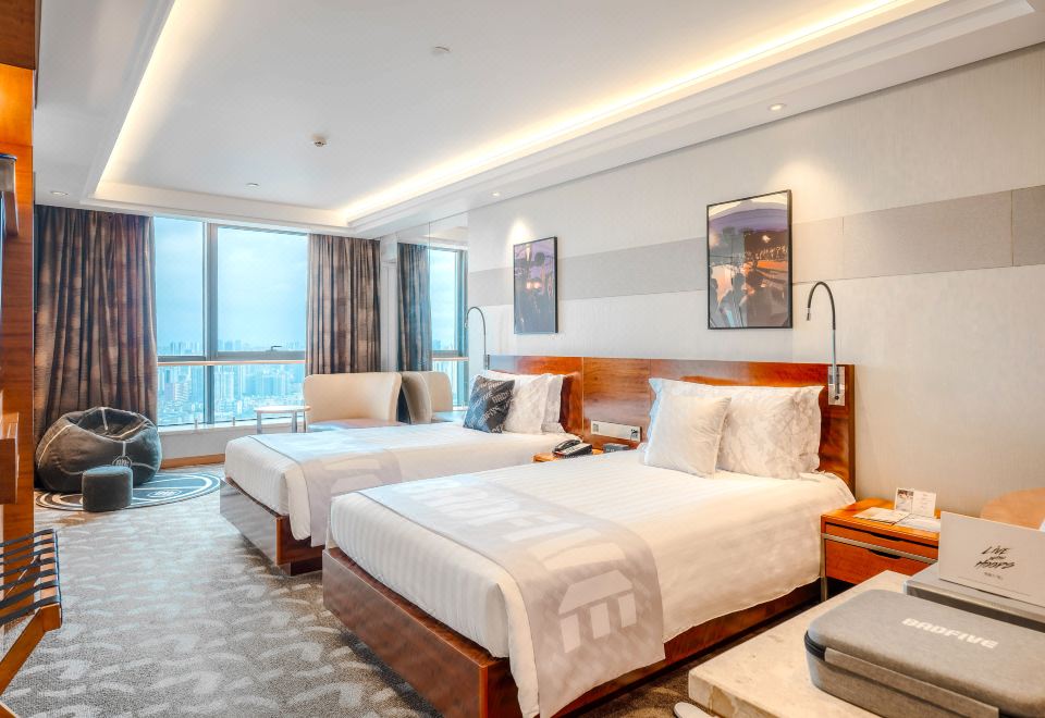 反伍Live With Hoops双床房