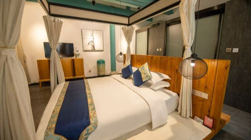 Qingshe Boutique Hostel Mianxian Zhuge Ancient Town Garden Room - Courtyard-View