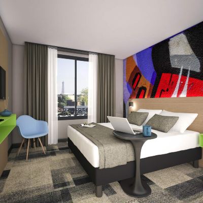 Superior Room With Queen Bed And Eiffel Tower View Ibis Styles Clamart Gare Grand Paris Promo Code