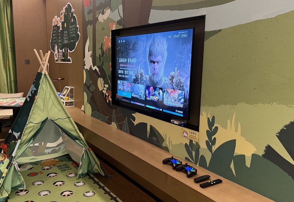 奇幻森林亲子主题双床房-独立泡池