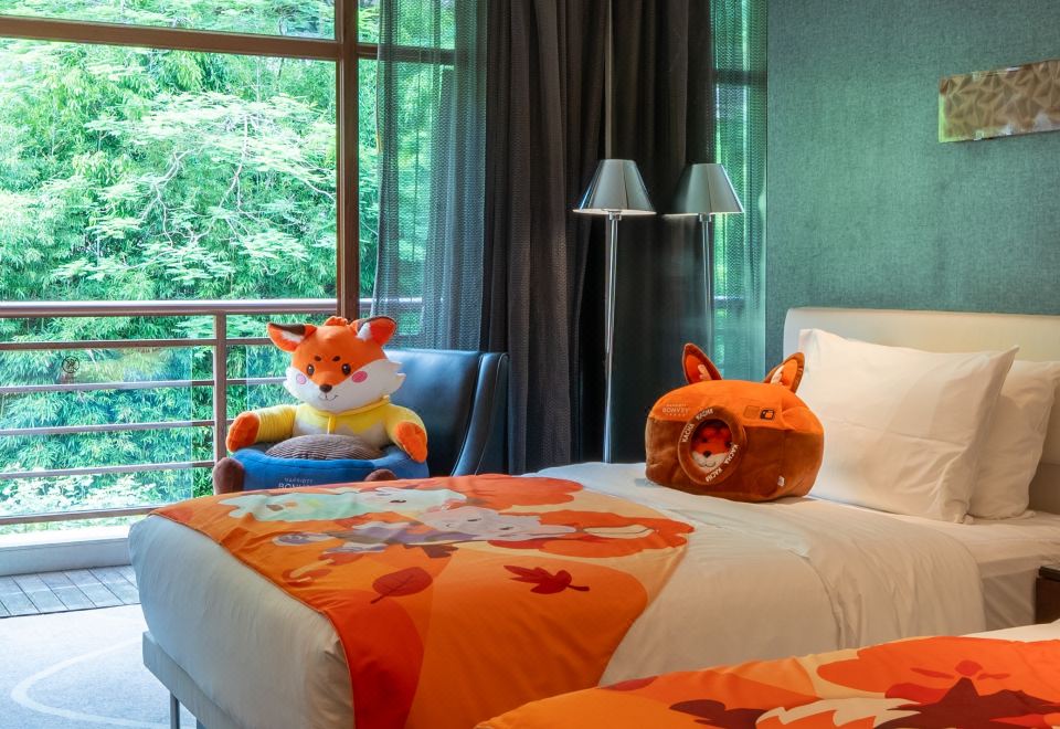 豪友团亲子阳台双床房