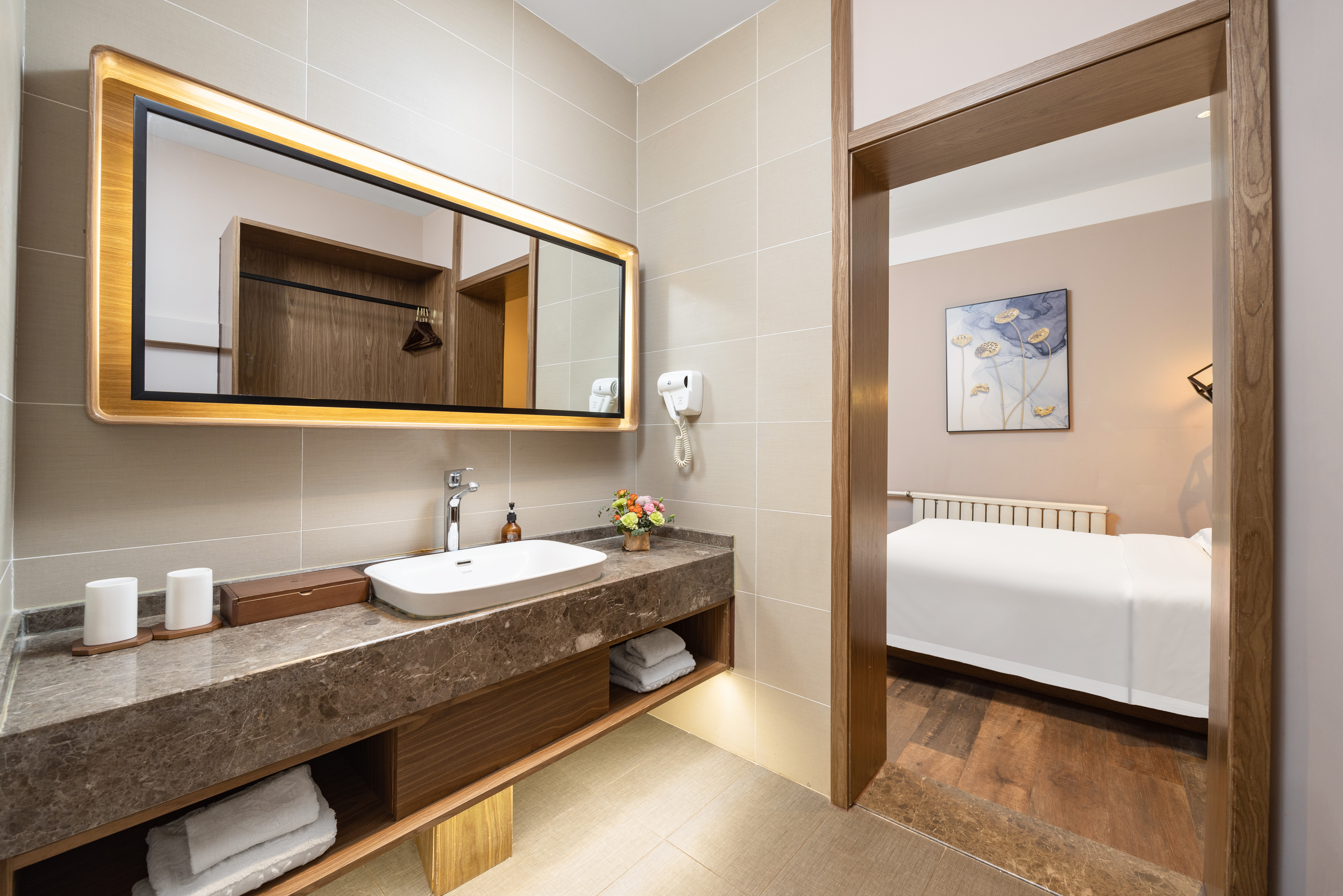 禧景·豪华双卧五人套房【决明子睡枕+乾湿分离+独立沙发】