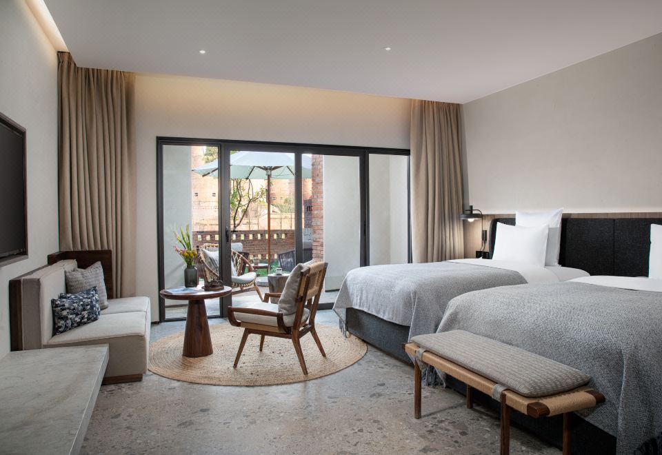 錾影万花筒双床房