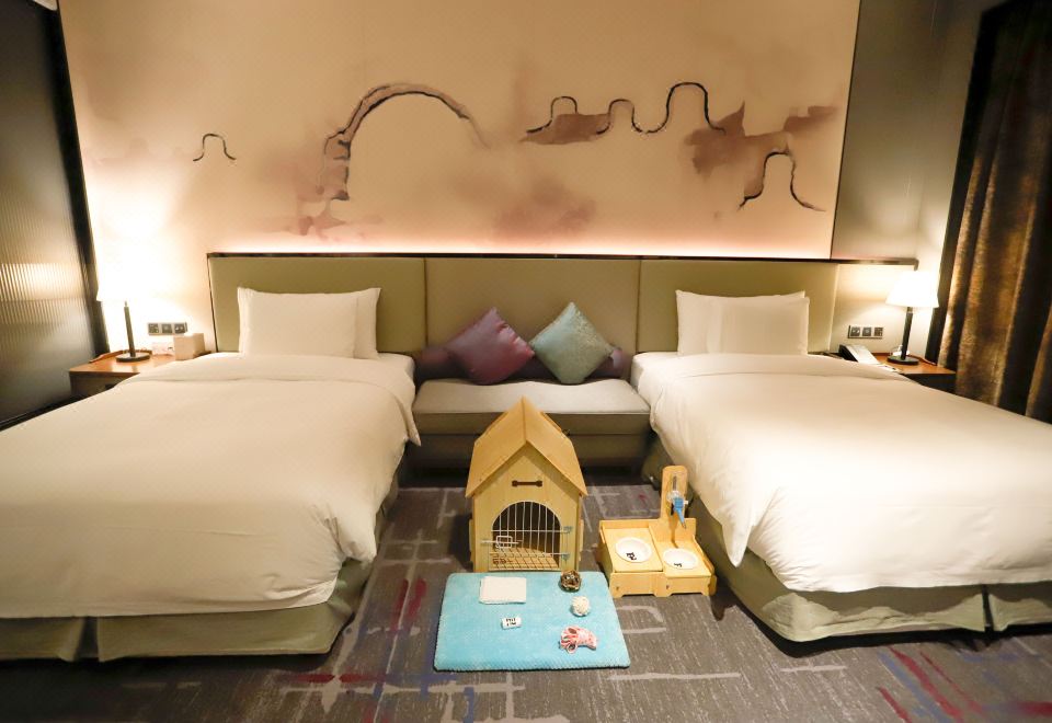 雪绒宠物双床房