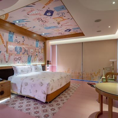 寵物房-大床 西安臨潼悅椿溫泉飯店優惠