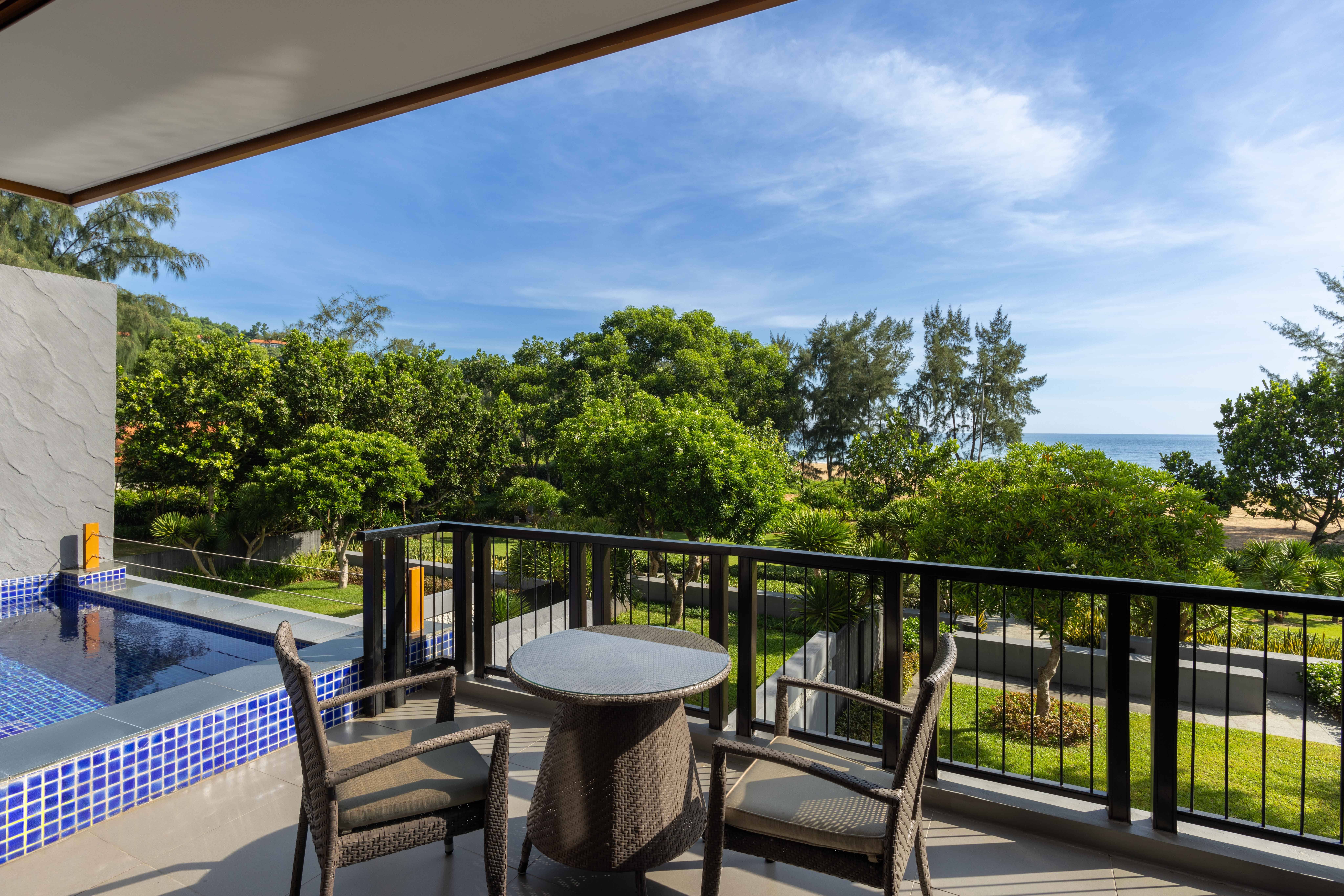 Angsana Lăng Cô海景精致双床泳池套房