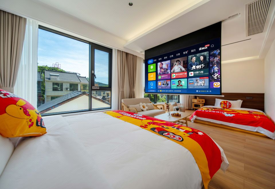 亲子家庭房（落地窗.梦幻投影.智能马桶）