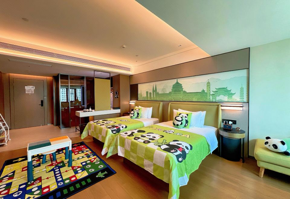 熊貓奶蓋主題親子房（雙床）