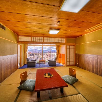 【禁煙】スタンダード和室 内風呂あり(シティ/ナイトビュー) 湯快リゾート 道後温泉 道後彩朝楽 クーポン