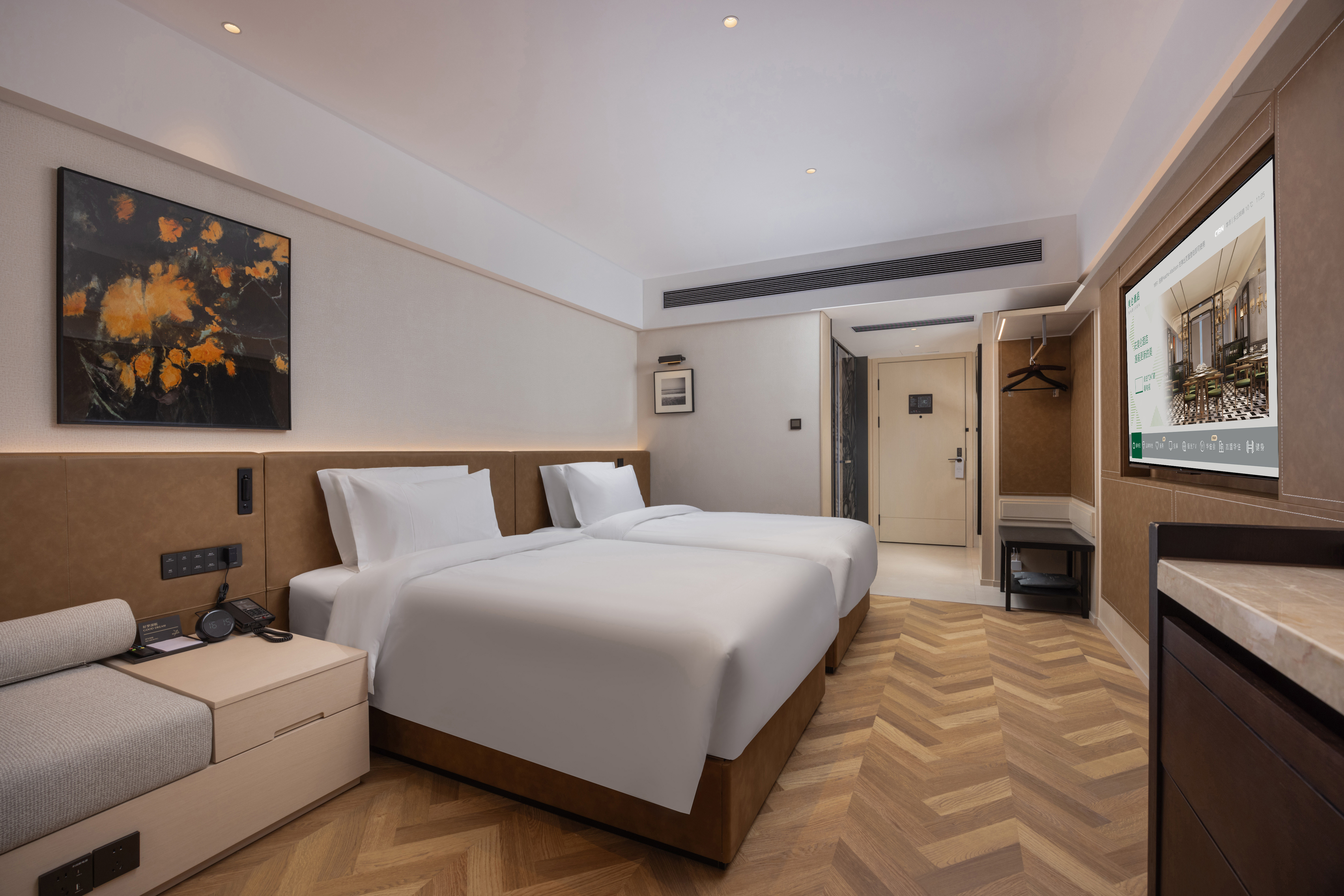 商务双床房（零压床垫+徕芬吹风机+小冰箱）