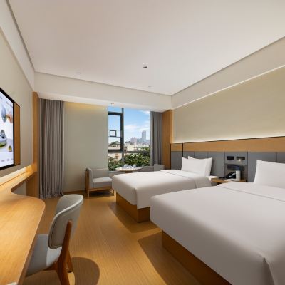 高級雙床房（智能客控） 中山江畔商務酒店優惠