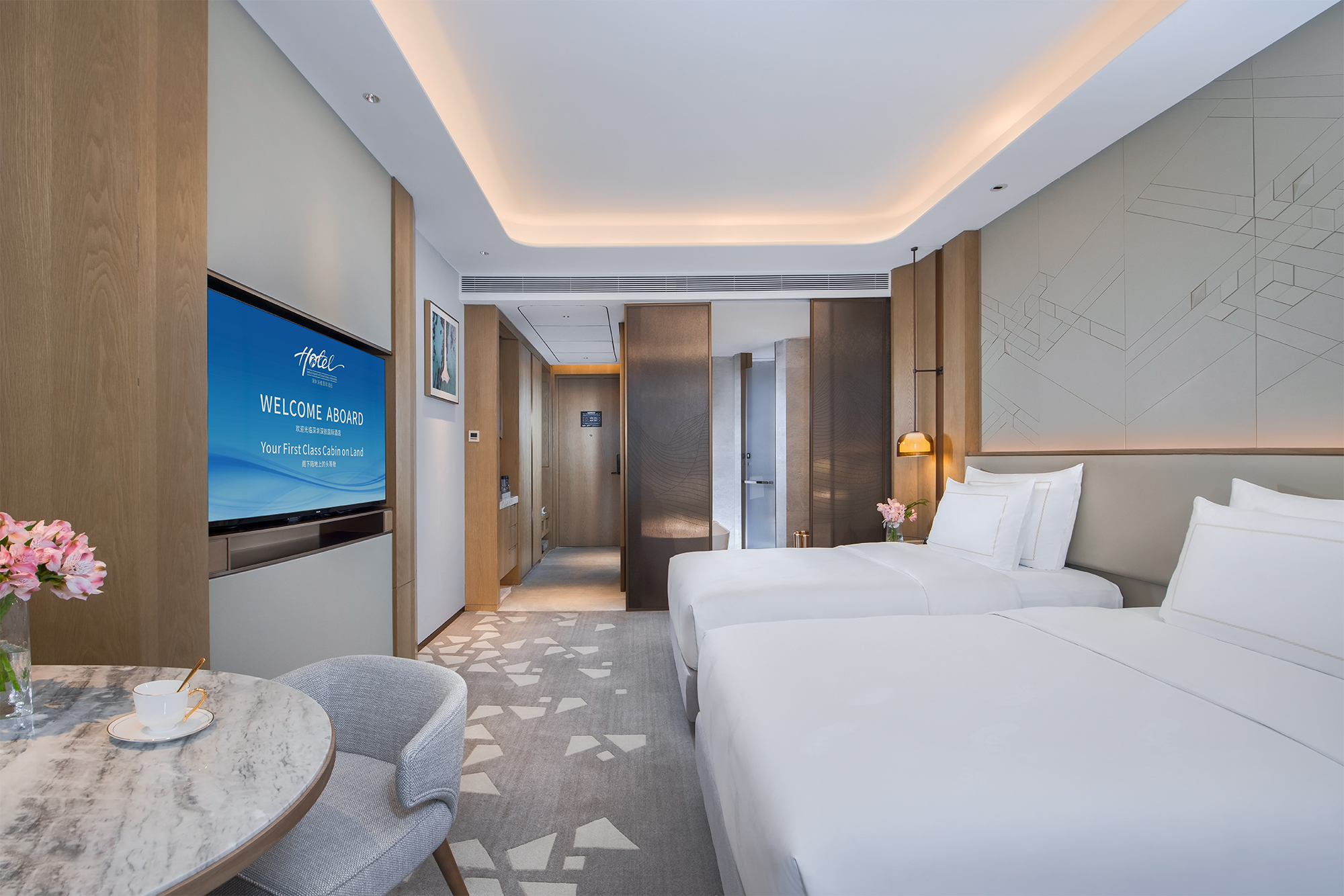 至尊湾景双床房