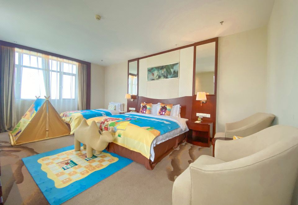 超凡小英雄沙漠主题亲子房