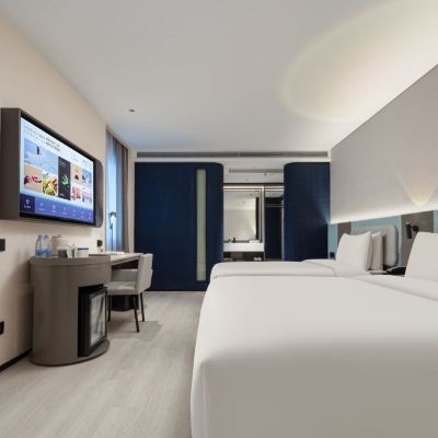 高級家庭房-深睡枕 杭州西湖湖濱浣紗路輕居飯店優惠