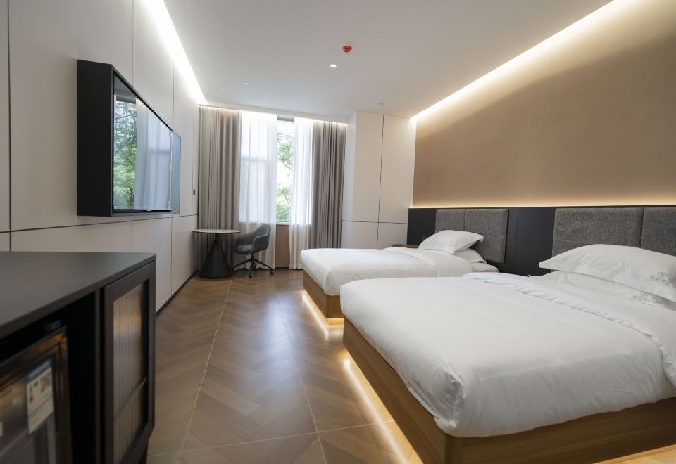 优选谧静双床房