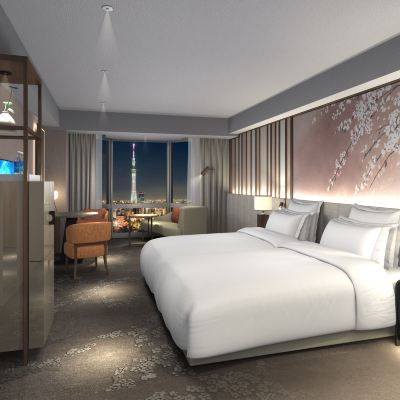 エグゼクティブ デラックス キング（ビューバス、スカイツリー側） 浅草ビューホテル クーポン