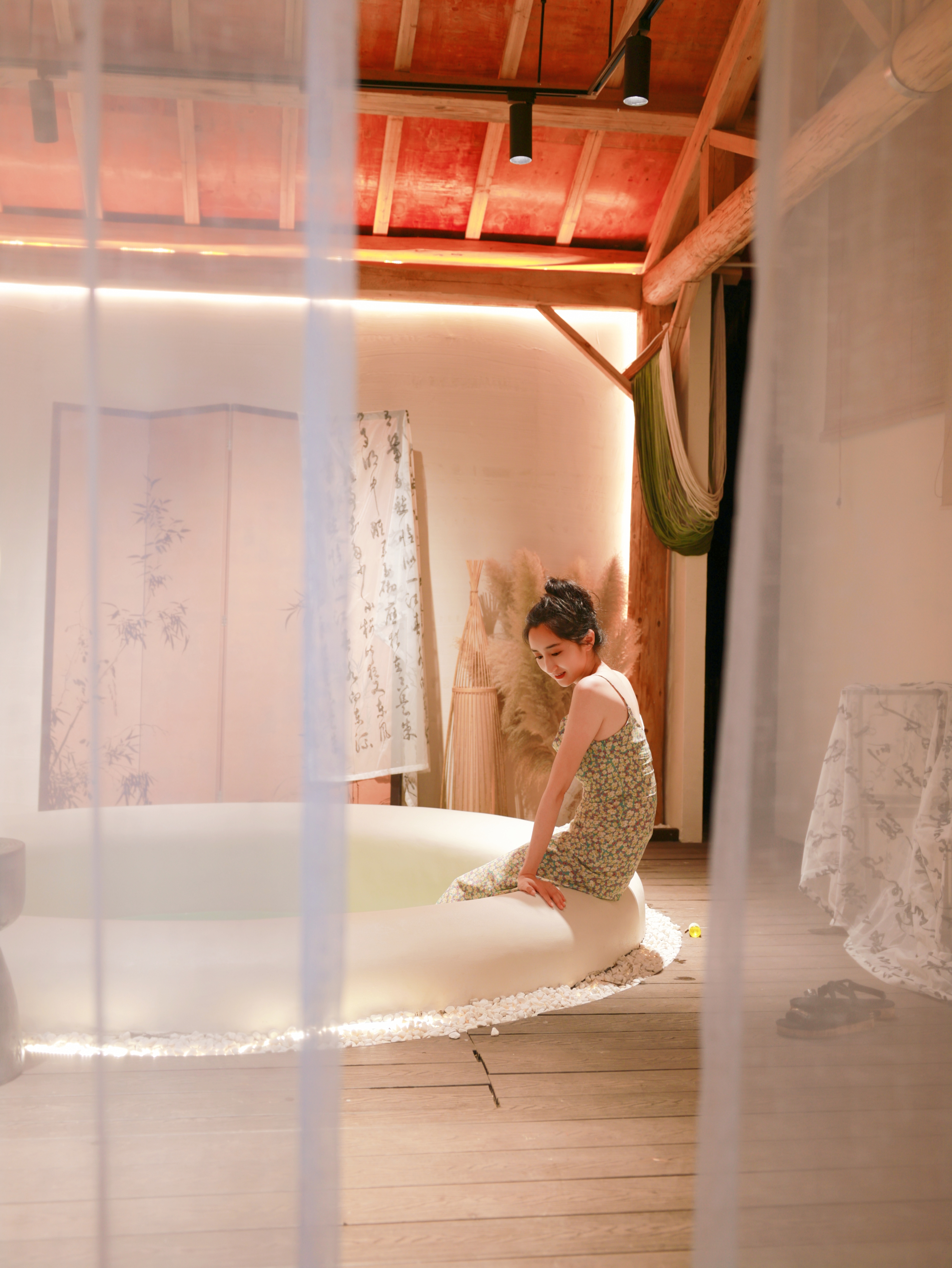 云卷·舒适|双床房【深睡床垫+庭院景观+超大电视】