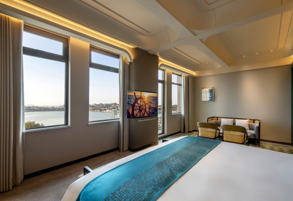 攝影家海景陽臺大床房（鼓浪嶼景觀+開放式陽臺）