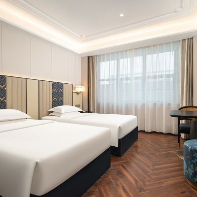 行政尊享雙床房（智能設備-防蟎床墊-茶具） 錦江都城飯店（廣州白雲新城萬達廣場店）優惠