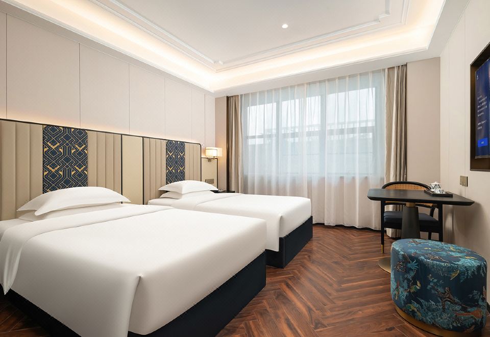 行政尊享雙床房（智能設備-防蟎床墊-茶具）