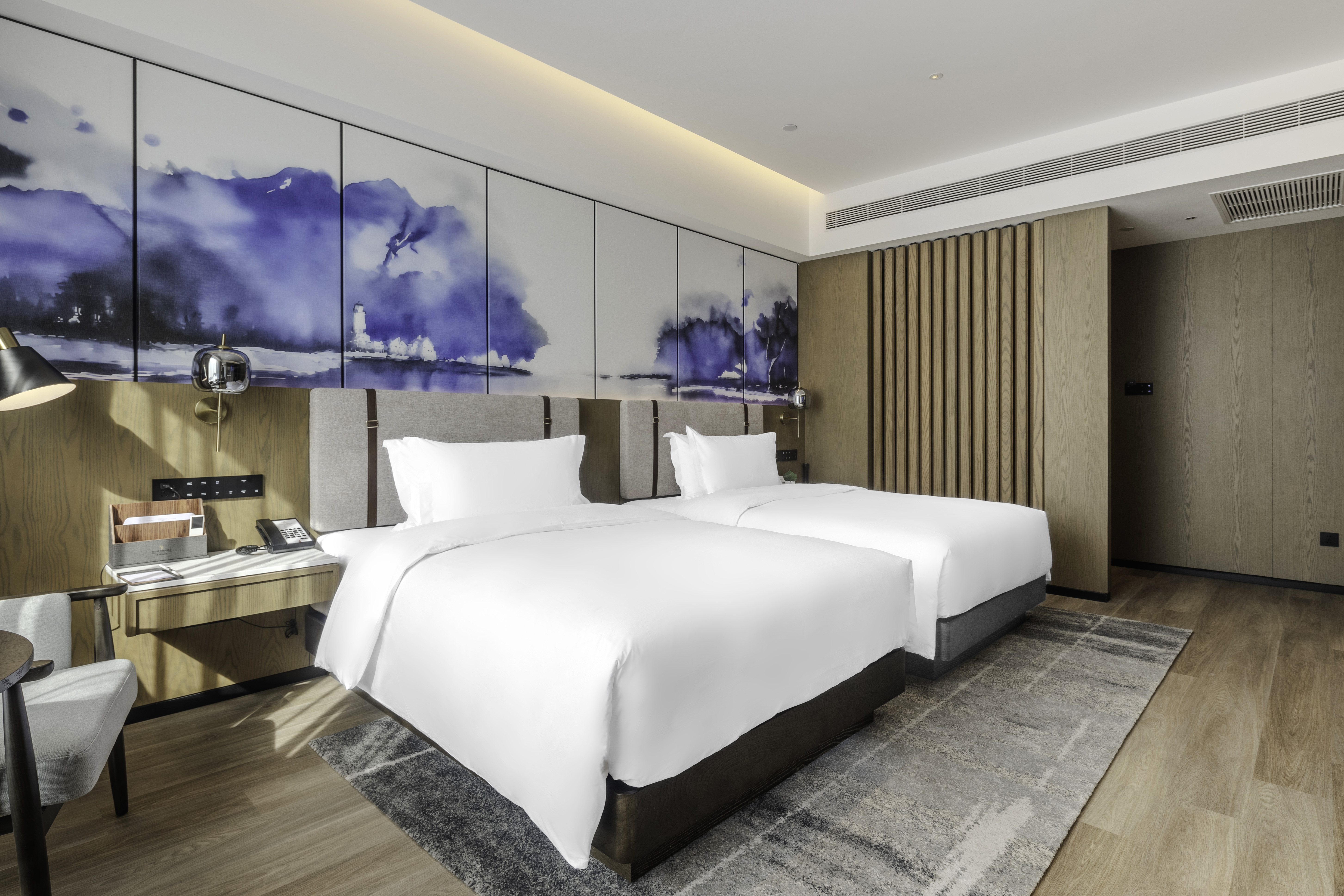 澜境高级双床房-带私汤泡池