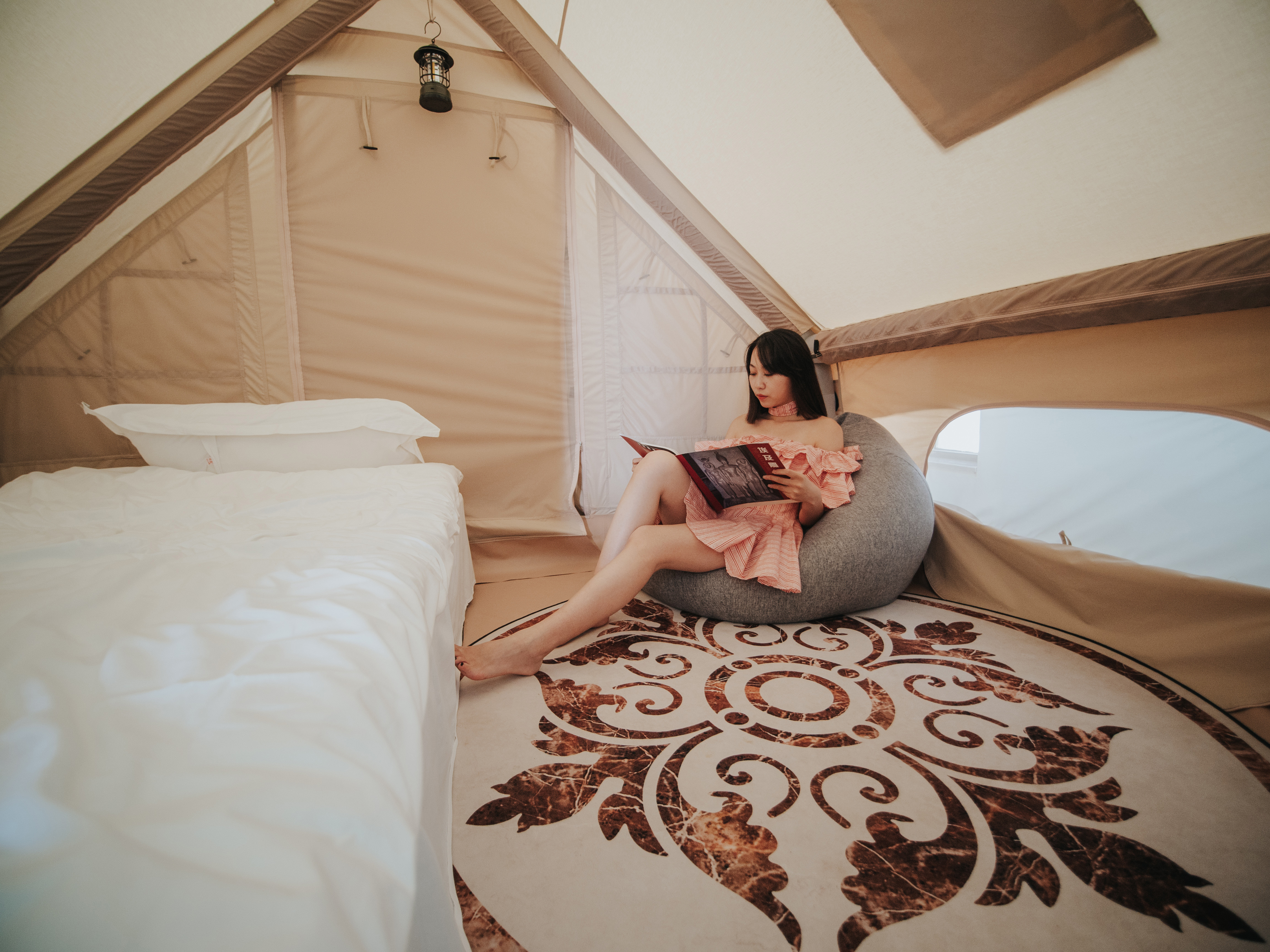 既见·全湖景泡池家庭套房+星空玻璃顶+帐篷