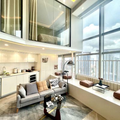 電動麻將·百吋屏幕唱K·莫寧·輕奢簡約風·四室LOFT 珠海莫寧民宿優惠