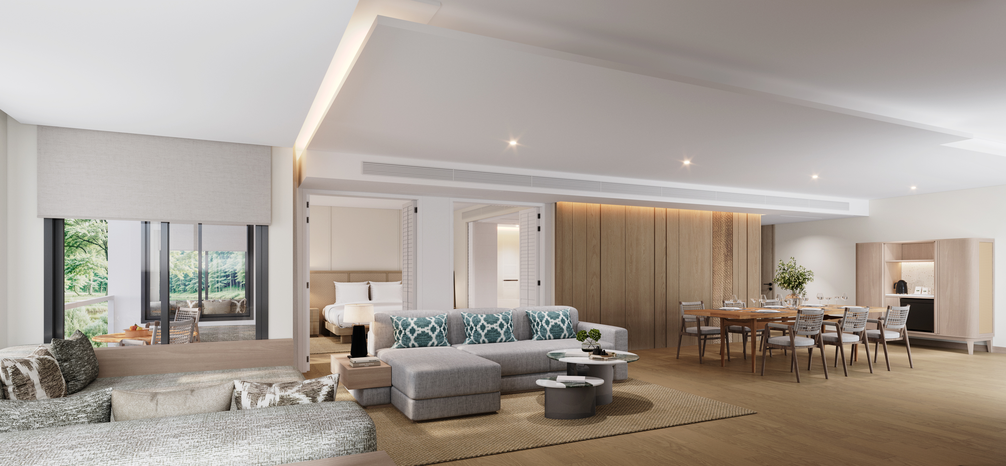 海濱一卧室套房