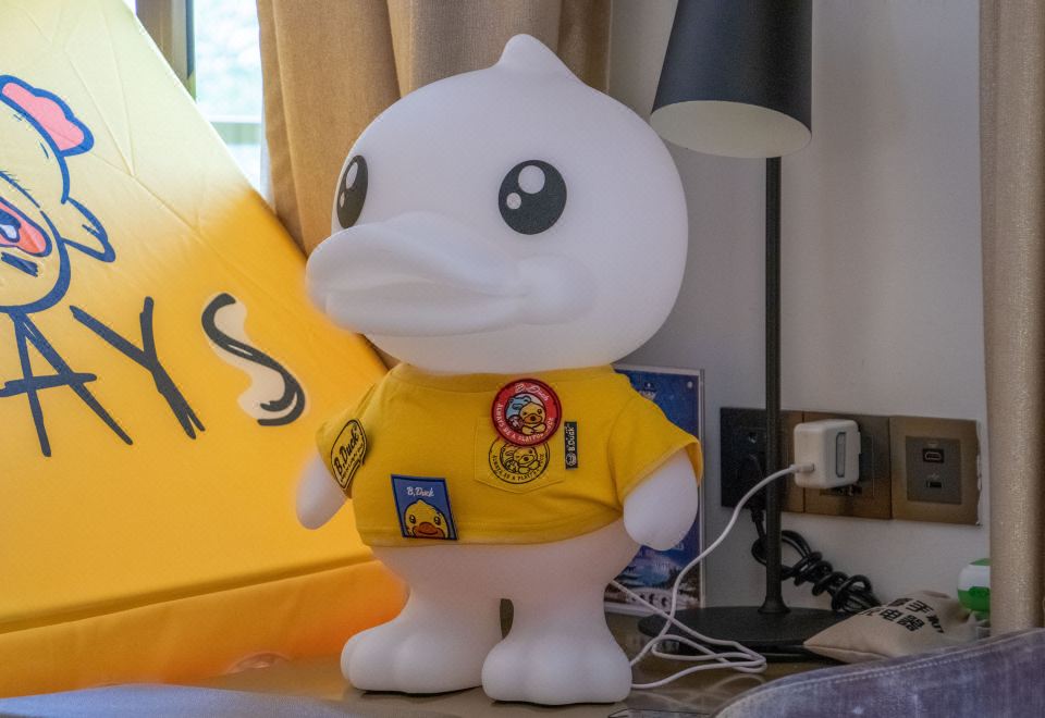 B.Duck小黃鴨親子靜謐園景大床房