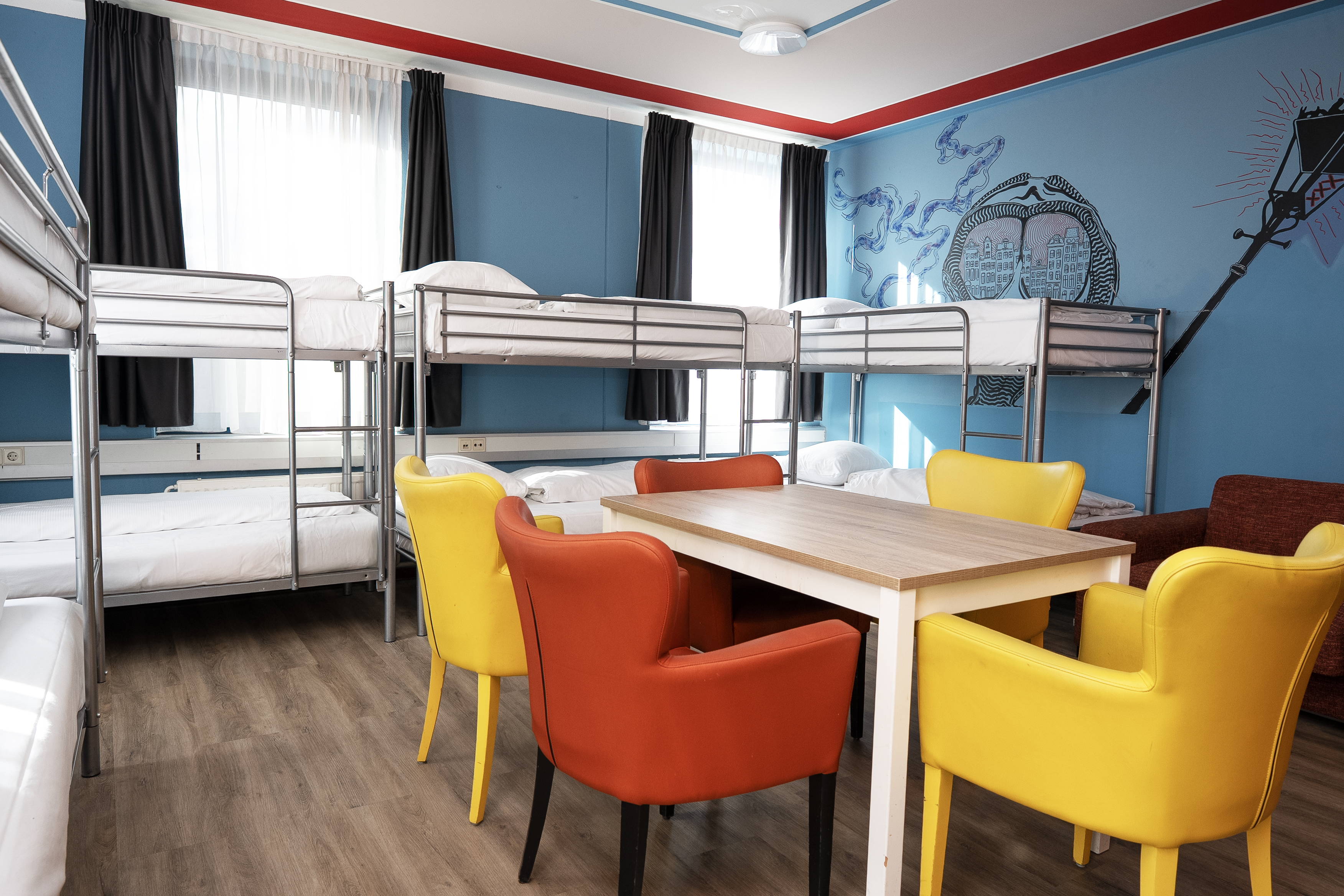 8人经济一室房（带外部私人浴室）