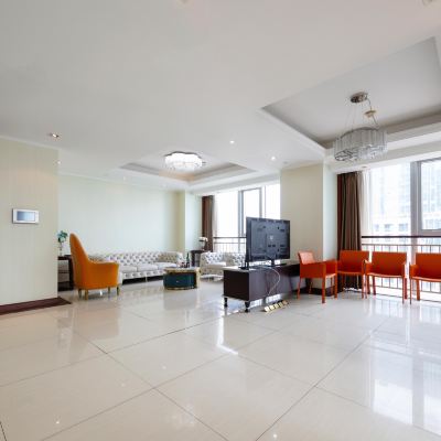 海景三室兩衛行政套房 君逸飯店公寓（青島五四廣場萬象城店）優惠