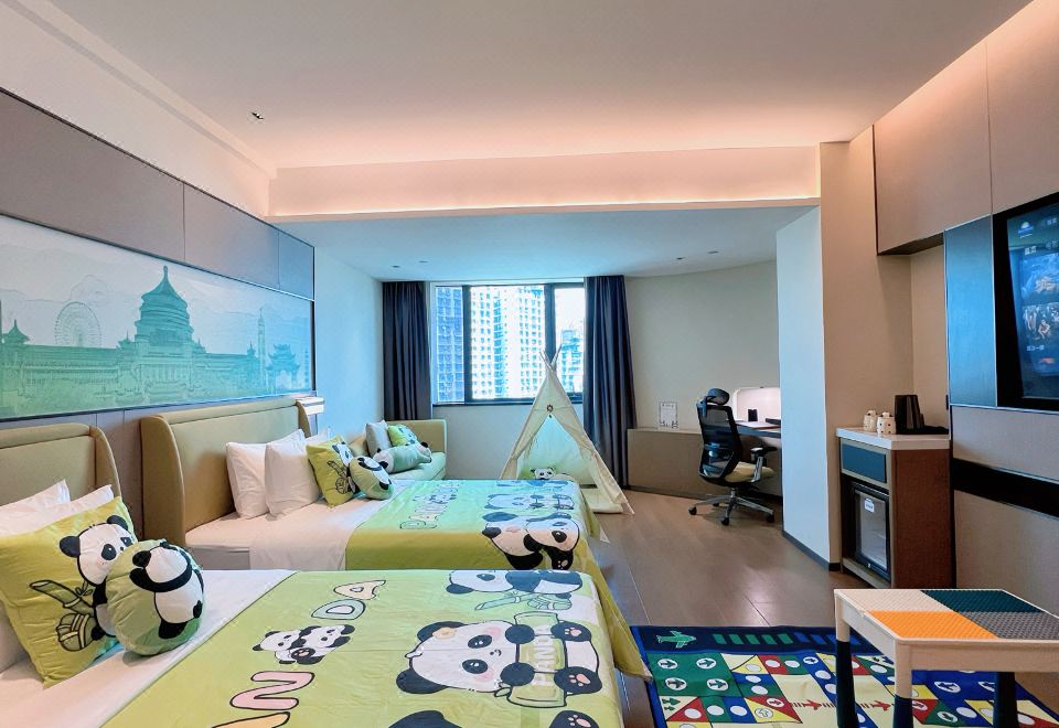 熊貓奶蓋主題親子房（雙床）