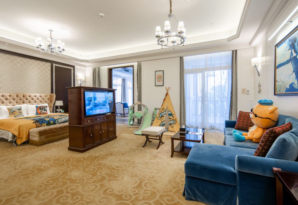 G-DUCK小黄鸭亲子家庭套房（享大客厅，黄鸭玩偶陪伴）