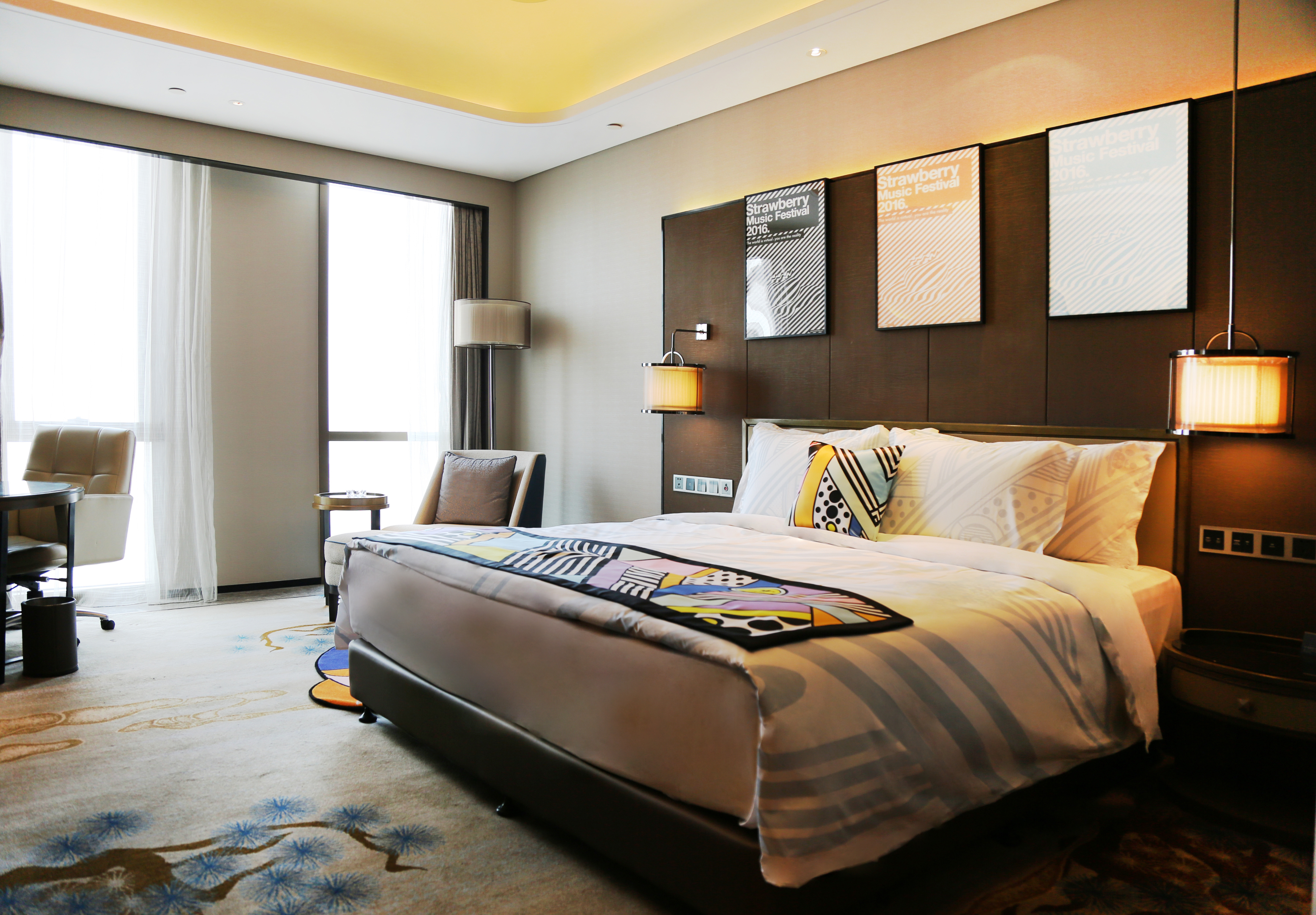 草莓音樂大床房（草莓音樂節主題+Acca Kappa洗護品）