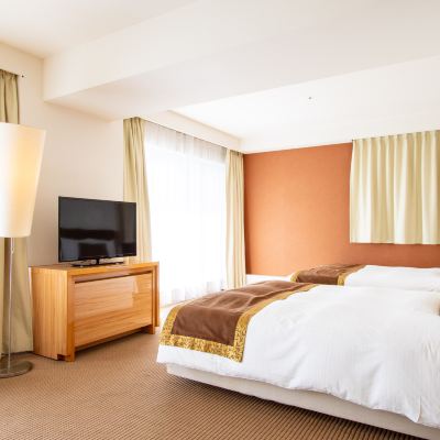 【裾野側】【禁煙】本館デラックス室ツイン　高層階 マースガーデンウッド御殿場 クーポン