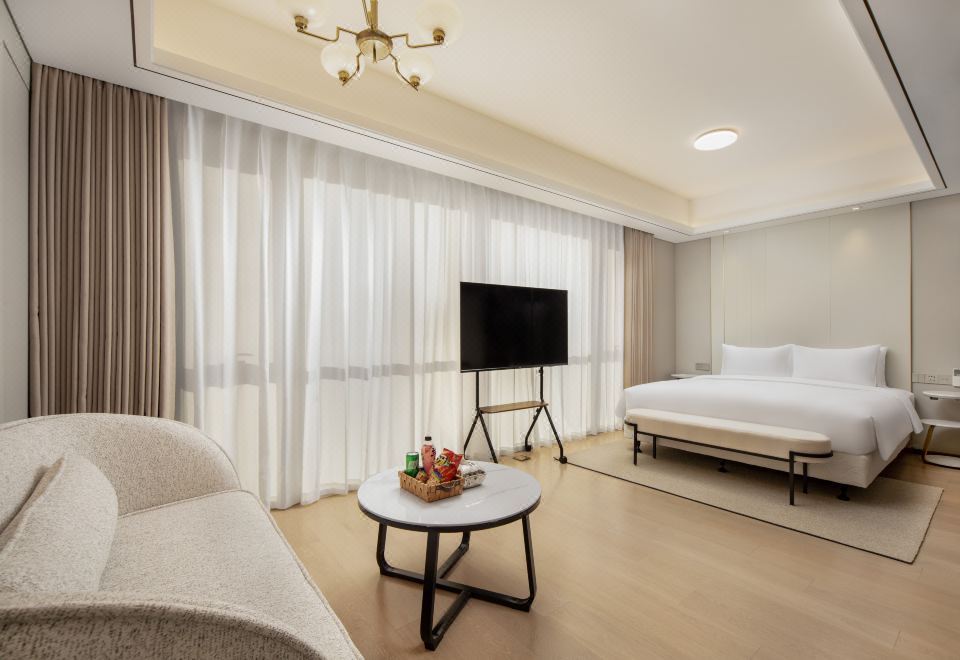 浮白·公寓大床房丨洗烘一体机