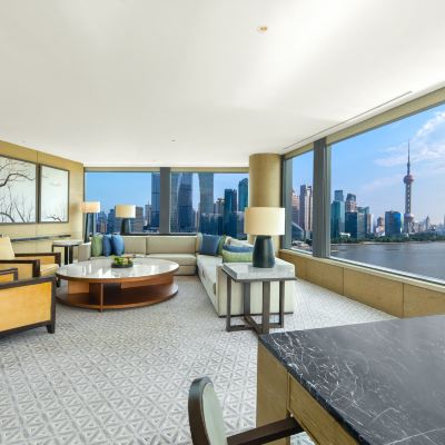 至尊外灘江景套房-東方明珠景觀 上海外灘悦榕莊優惠