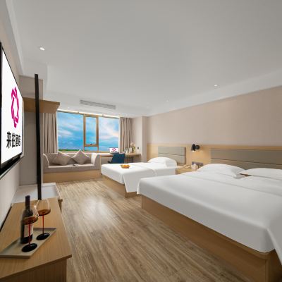 悦享豪華雙床房（舒適辦公+公區自助洗衣房+尊享好眠） 來往時尚酒店（德慶文蘭北路店）優惠