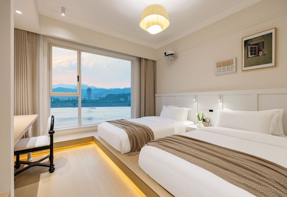 江景地台标间（180度江景+全屋智能+投影仪+智能马桶）