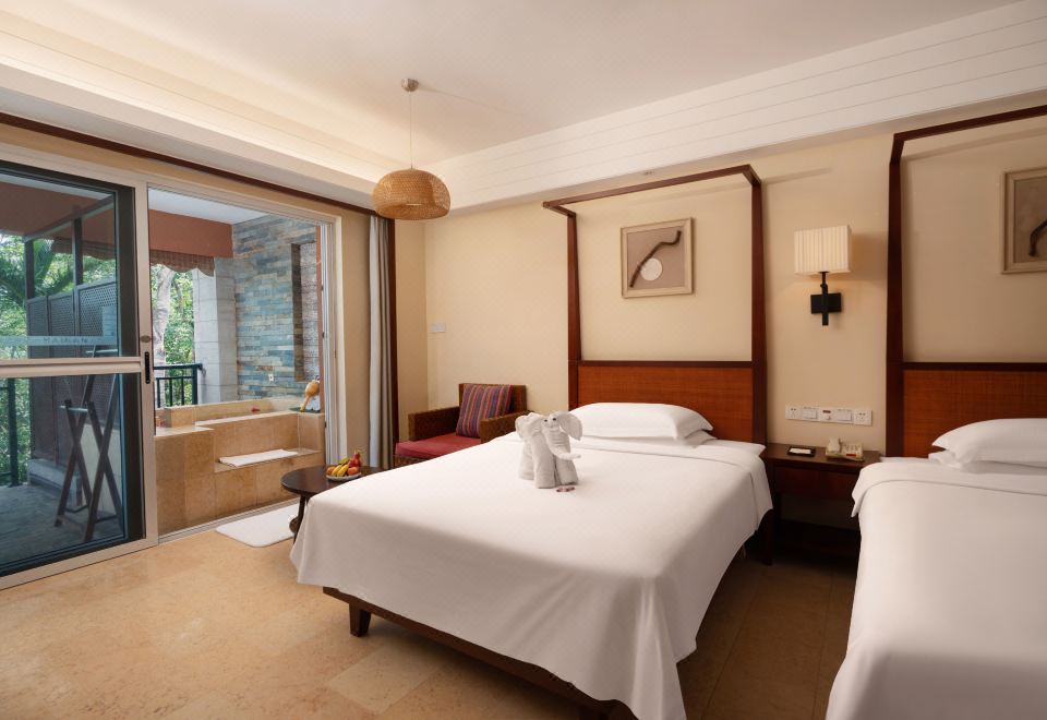 云嶺別墅雙床房（私湯賞景+180度雨林景觀）