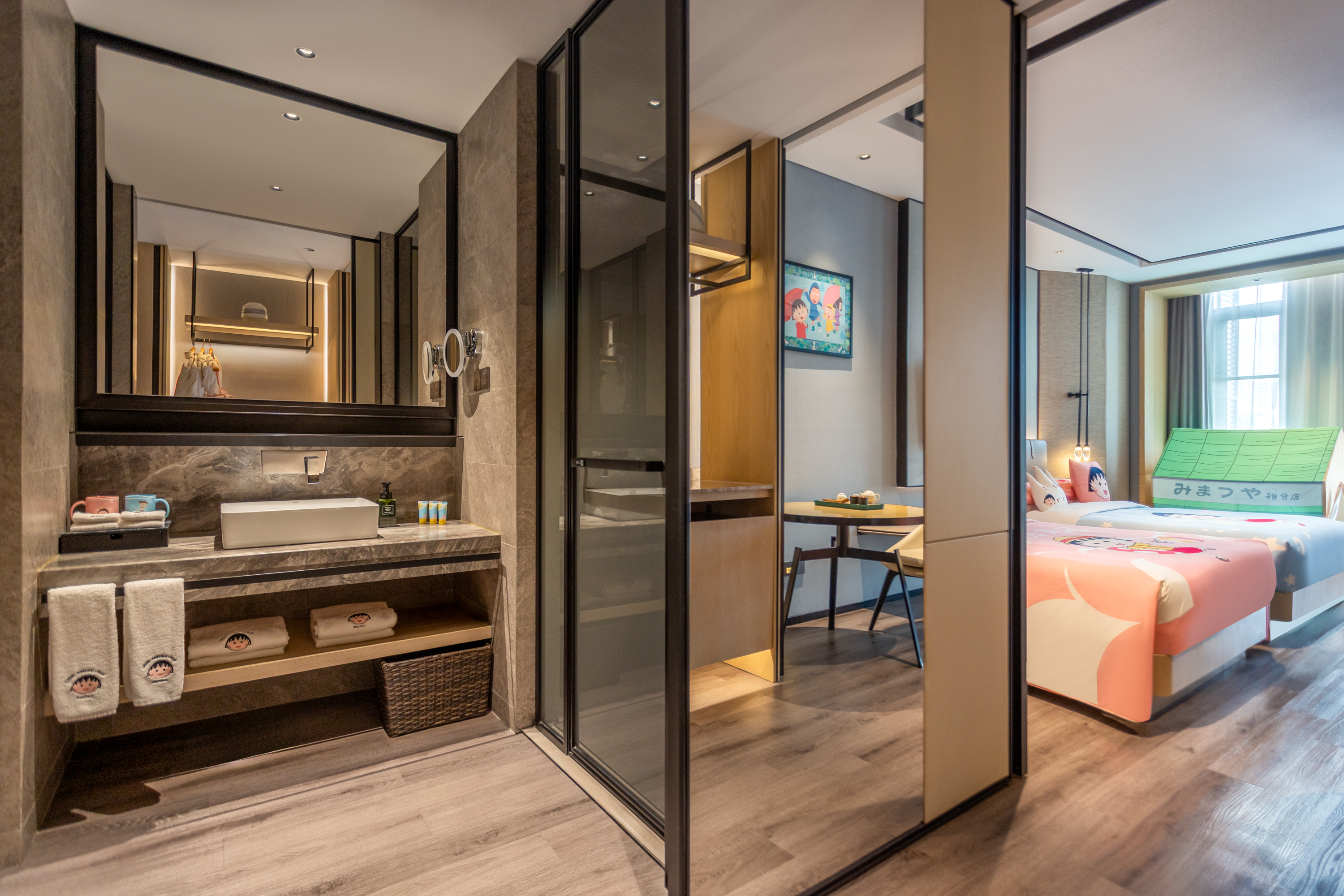 樱桃小丸子主题房（手机投屏+小冰箱+蓝牙音箱）