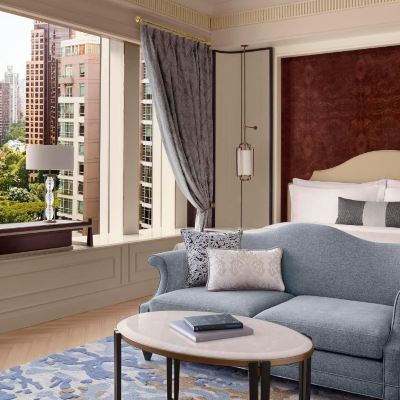 客房，一間大床 新加坡瑞吉飯店優惠