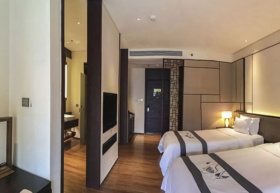 花园温泉双床房-独立庭院-私汤泡池