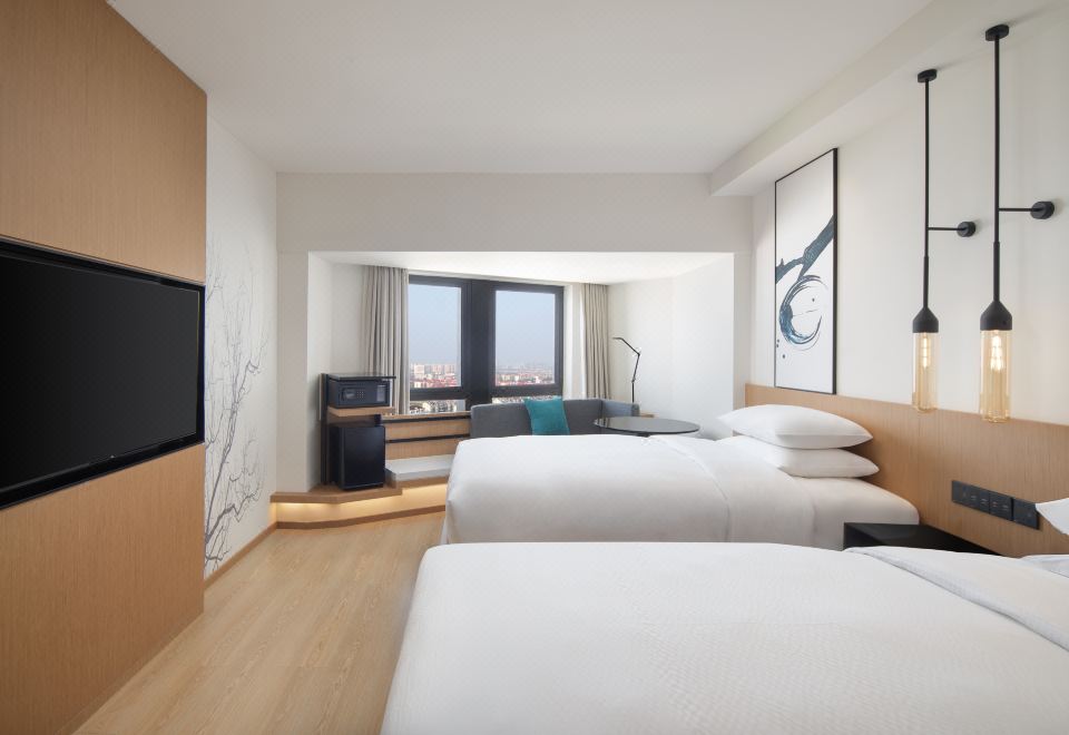 标准双床房-自在90°城景