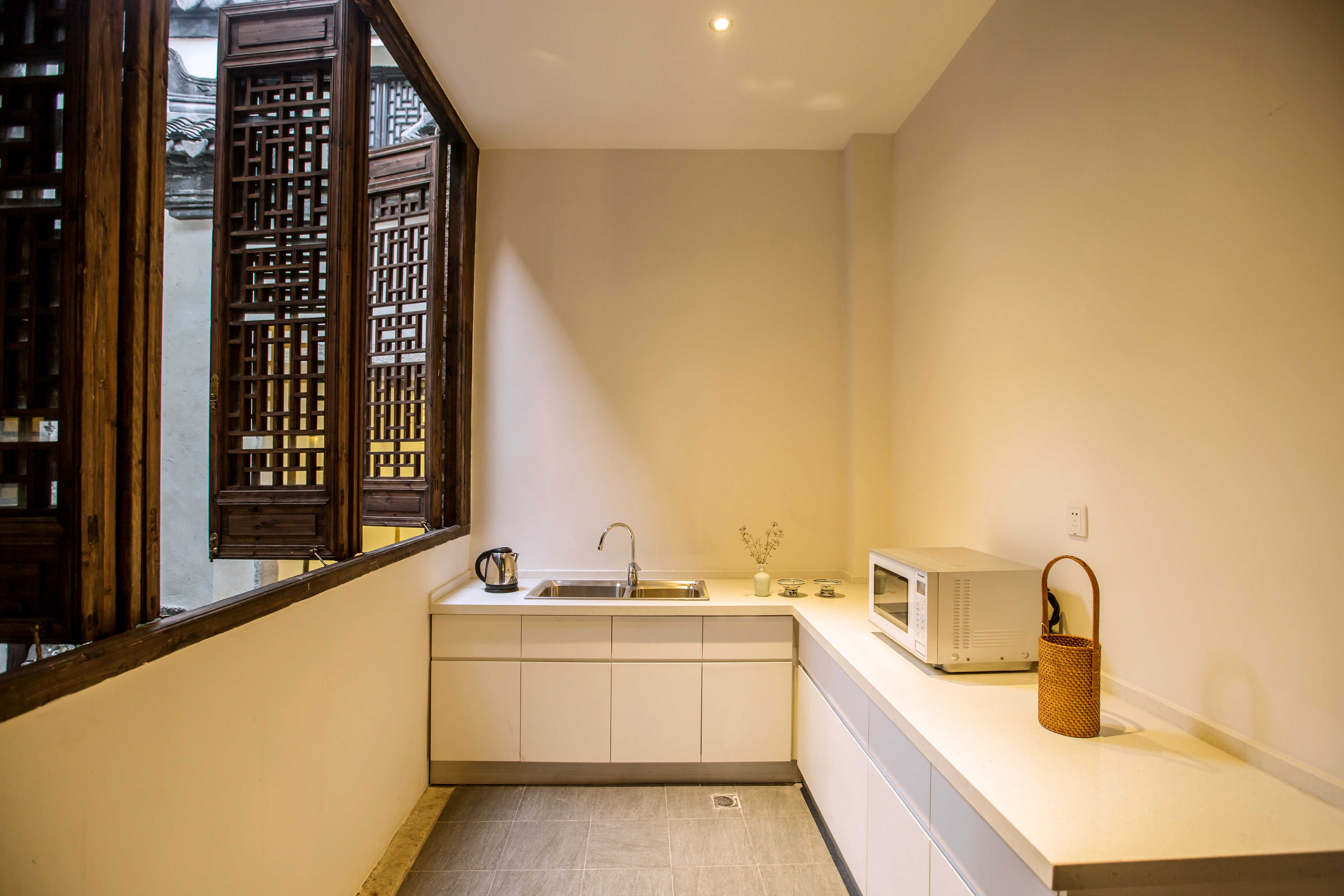 河景·一卧一厅复式套房（72号）（新中式雅致茶台+榻榻米）