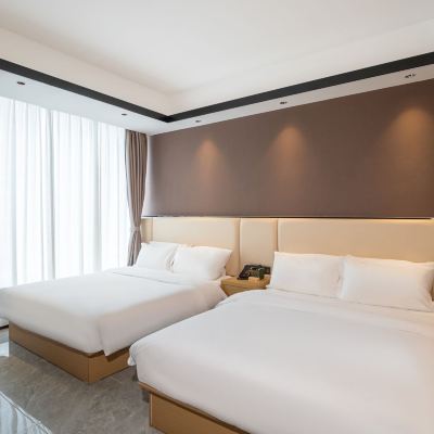 輕奢雙床房（乳膠高低枕+乳膠床墊） 珠海金君瑤飯店（拱北口岸店）優惠