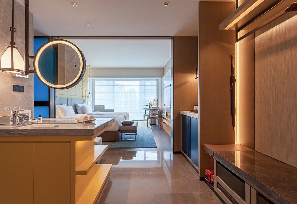 豪华城景双床房（观鹭岛城际风光）