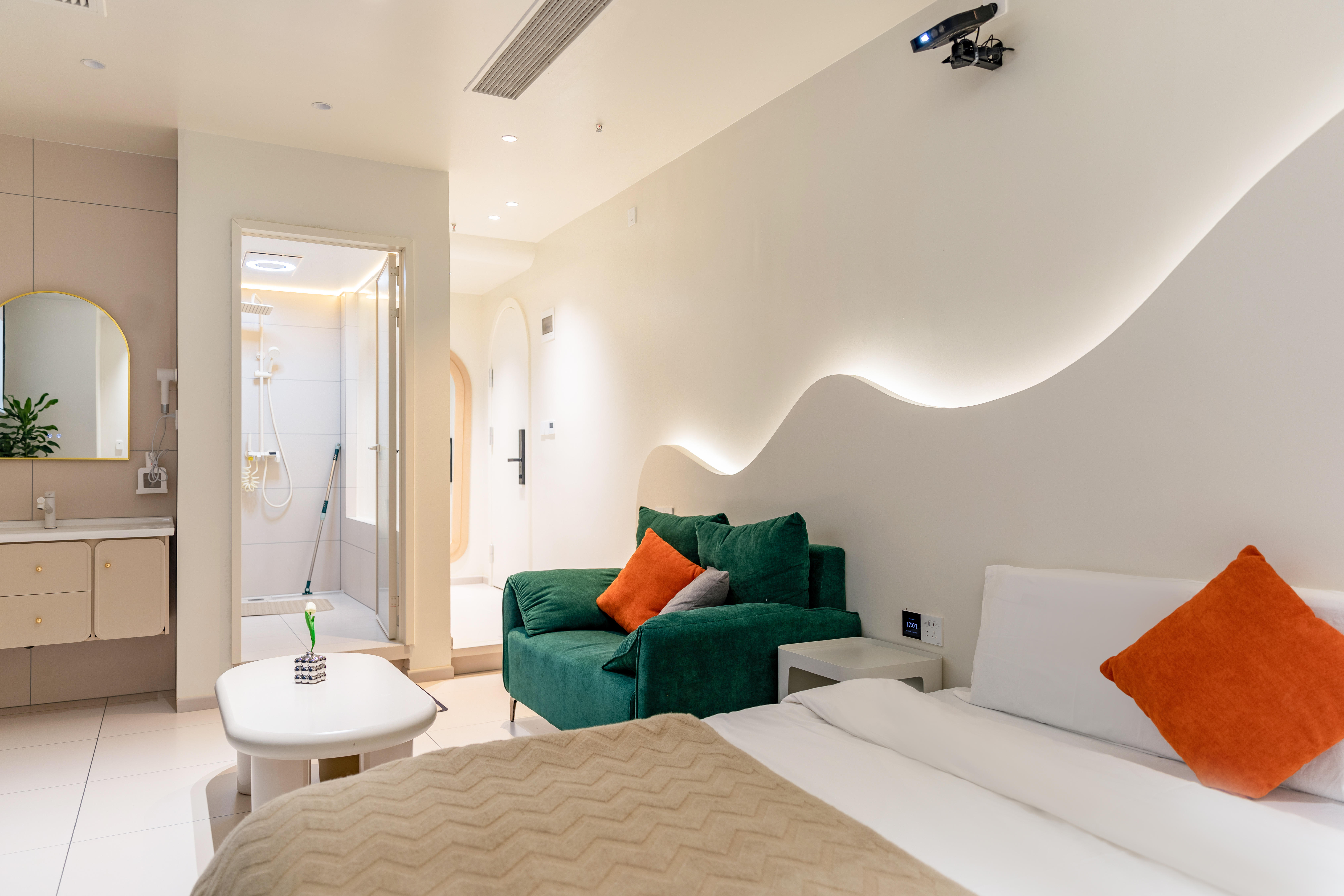 白嶼落日（冰箱·沙發·巨幕投影·智能客控）