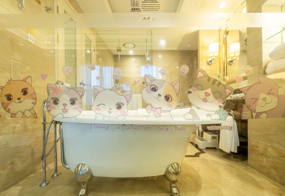 豪华家庭城景亲子房【小童帐篷滑梯+玩具图书+星空灯】